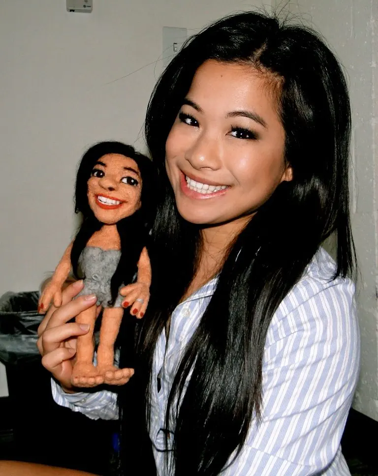 Custom Needle Felted Doll by Kay Petal