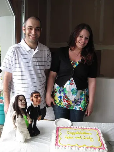 Custom-Made Needle Felted Wedding Couple